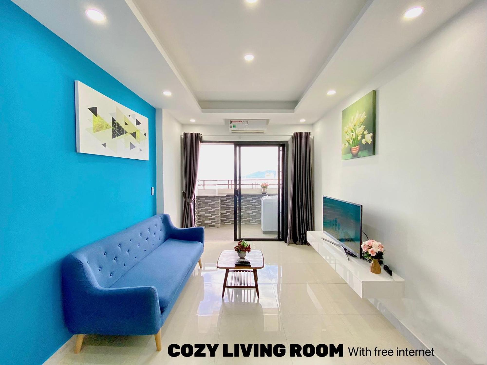 Blue Ocean Apartment At My Khe Đà Nẵng Exterior foto